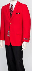 Pacelli Men's Classic Red Cheap Priced Blazer Jacket For Men Jacket Blair