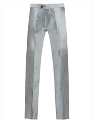 Men's Silver Grey ~ Gray Shiny Sharkskin Pant Slacks / Tuxedo Flashy Looking