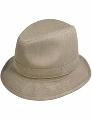 Mens Dress Hat Mens Tan Soft Felt Bucket Hat