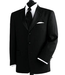 100% Light Weight Soft Poly~Rayon 3 Button Tuxedo Suit