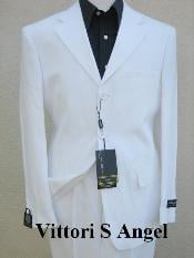 Premier Quality Online Sale Clearance Vittori Angel MEN WHITE Suits For Men