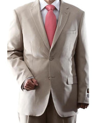 Men's Two Button 2 Button Jacket  & Pants Tan ~ Beige Dress Cheap Priced Business Suits Clearance Sale Side Vent Cheap Suits For