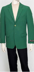 Augusta Green Blazer Men'S Classic Brass Buttons Blazer Sport Jacket