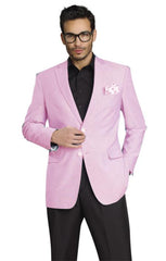 Men'S Stylish Two Button Jacket Pink Cheap Priced Unique Fashion Designer Men'S Dress Blazers Sale Sport Coat