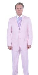 Men'S Pink Suit 2 Piece Affordable Suit Online Sale