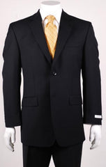 Big And Tall 2 Button Blazer Without Pleat Flat Front Pants Cheap Priced Sport Coats - Large Sport Jacket