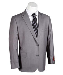 Mix and Match Suits Men's Giorgio Fiorelli 2 Button Medium Grey Executive Cut - Portly Suit  Executive Fit Suit - Mens Portly Suit