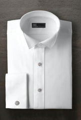 Mitchell White Wingtip Tuxedo Shirt Ike Evening by Tuxedo Authentic Brand