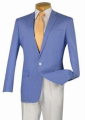 Modern Slim Fit Sportcoat Blue