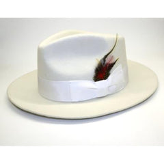 Mens Dress Hat Mens Off White Fedora Hat