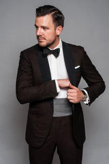 Men's Brown Tuxedo