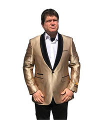 Alberto Nardoni Brand Champagne ~ Gold tuxedo Dinner Jacket Blazer Sport Jacket