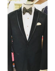 Men's Velvet Trim Wedding ~ Prom ~ Fancy Tuxedo Men's blazer Jacket For Men