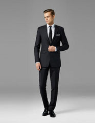 Men'S Charcoal Best Suit Buy One Get One Suits Free Suit - Color: Dark Grey Suit