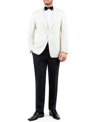 White Dinner Jacket Sport Coat Blazer Single Buttons