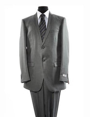 Men's Gray  Two Button Suit