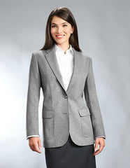 Women’S Two Button 100% Polyester Cheap Priced Designer Fashion Dress Casual Blazer On Sale Blazer Grey