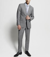 Slim Fitted Brand 2 Button Super 110's Glenplaid Wool Suit