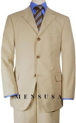 Extra Long Tan ~ Beige/Beige Suits XL Available In 2 Button Style Only For Tall Men Vented