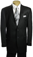 2 Button Black Tone/Tone Affordable Cheap Priced Business Suits Clearance Sale Online Sale