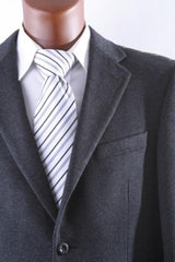 Designer Casual Cheap Priced Fashion Blazer Dress Jacket Online Winter Fabric Men'S 2 Button Lamb Wool Cashmere Sport Coat Charcoal