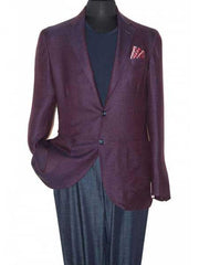 Men's Eggplant 2 Button Cheap Priced Designer Fashion Dress Casual Blazer For Men On Sale Sportcoat Blazer