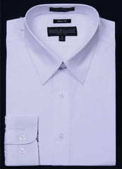 Slim Fit - White Color Men's Dress Shirt