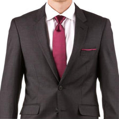 Men'S Slim Fit Suit - Fitted Suit - Skinny Suit Men'S Charcoal Wedding Suit