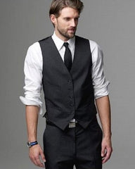 Men's Black Wedding Attire for Groom and Groomsmen