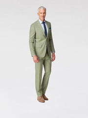 Men's 2 Button Sage Green Suit