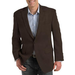 Men'S Brown 2 Button Fashion Dress Casual Blazer