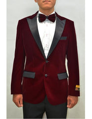 Peak Lapel Fashion Smoking Casual Velour Cocktail Tuxedo Men's blazer Jacket