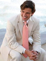 Mix and Match Suits Men's Light Tan ~ Beige 2 Button Wedding Suit Separate Any Size Jacket & Pants