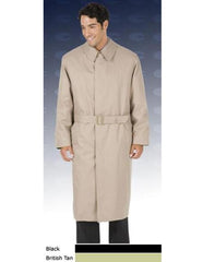 Men's Big And & Tall Trench Coat British Khaki ~ Tan