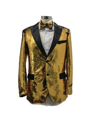 Men's Two Button Gold Suit