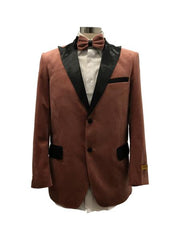 Men's Two Button Brown Suit