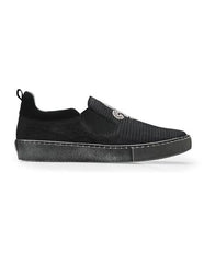 Black Authentic Genuine Skin Italian Kane Dress Sneaker