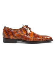 Mezlan Brand Mezlan Alligator Shoes - Mezlan Crocodile Shoes Men's Dress Shoes Sale GRILLO By Mezlan In Gold