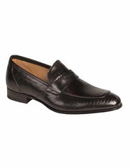 Mezlan Brand Mezlan Alligator Shoes - Mezlan Crocodile Shoes Men's Dress Shoes Sale Authentic Mezlan Loafer - Mezlan Loafer - Mezlan Slip On LIPARI By Mezlan In Black