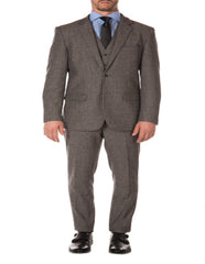 Tweed 3 Piece Suit - Tweed Wedding Suit Mens Slim Fit Suit - Fitted Suit - Skinny Suit Grey Imported British Tweed Fabric Peak Blinder Custom Vested Suit