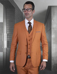 Rust Ultra Slim Fit Prom Suit