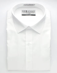 White Laydown Tuxedo Shirt