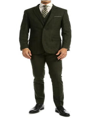 Tweed 3 Piece Suit - Tweed Wedding Suit Big and Tall Tweed Suit Slim Fitted Herringbone Fabric Plus Size Men's Suits For Big Guys