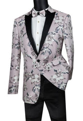 Men'S Suit 1 Button Sport Coat Pink Color