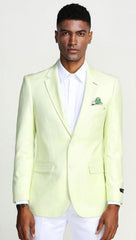 Mint Green Blazer - Light Green Blazer For Men