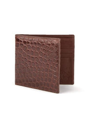 Men'S Alligator Billfold Cognac