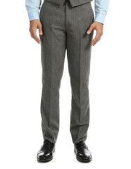 Men's Tweed Pants - Herringbone Pants Grey - Gray