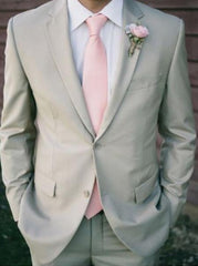 Package Package Combo Grey and Pink Suit Including Shirt and Tie