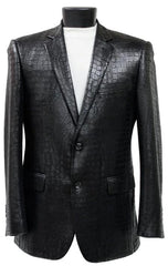 Crocodile Blazer - Alligator Print Sportcoat - Gator Jacket