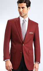 Mens Blazer Burgundy ~ Maroon